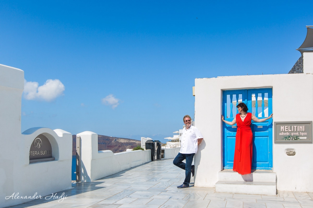 Wedding anniversary Santorini